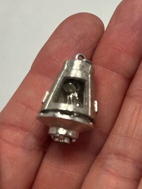 Silver space astronaut NASA charm